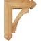 Ekena Millwork Imperial Arts and Crafts Rough Sawn Bracket w/ Offset Brace, Western Red Cedar, 6"W x 16"D x 20"H BKT0604X16X20IMP03RWR - alternate 2